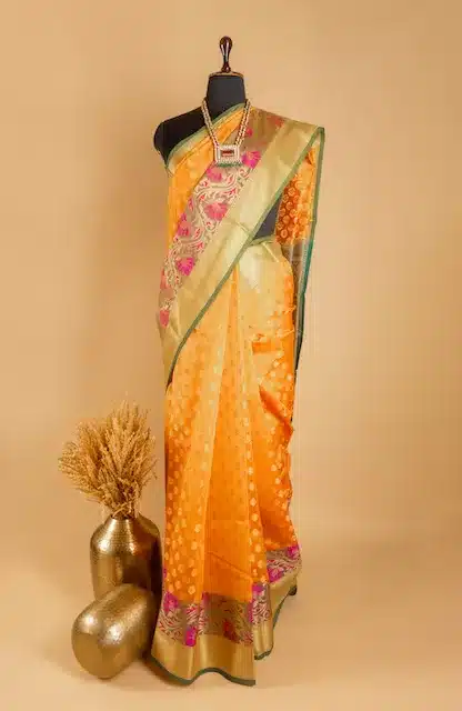 Shop Online Banarasi Wedding Handloom Saree in India